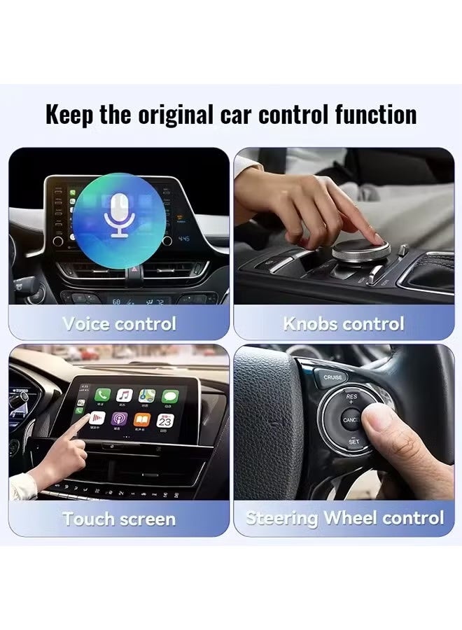 زودا XUDA جديد لاسلكي CarPlay Android Auto محول لاسلكي ذكي صغير صندوق التوصيل والتشغيل واي فاي اتصال سريع عالمي لنيسان - Image 5